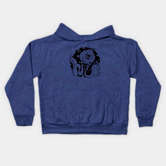 Yokai lantern Kids Hoodie by Art of Andy W